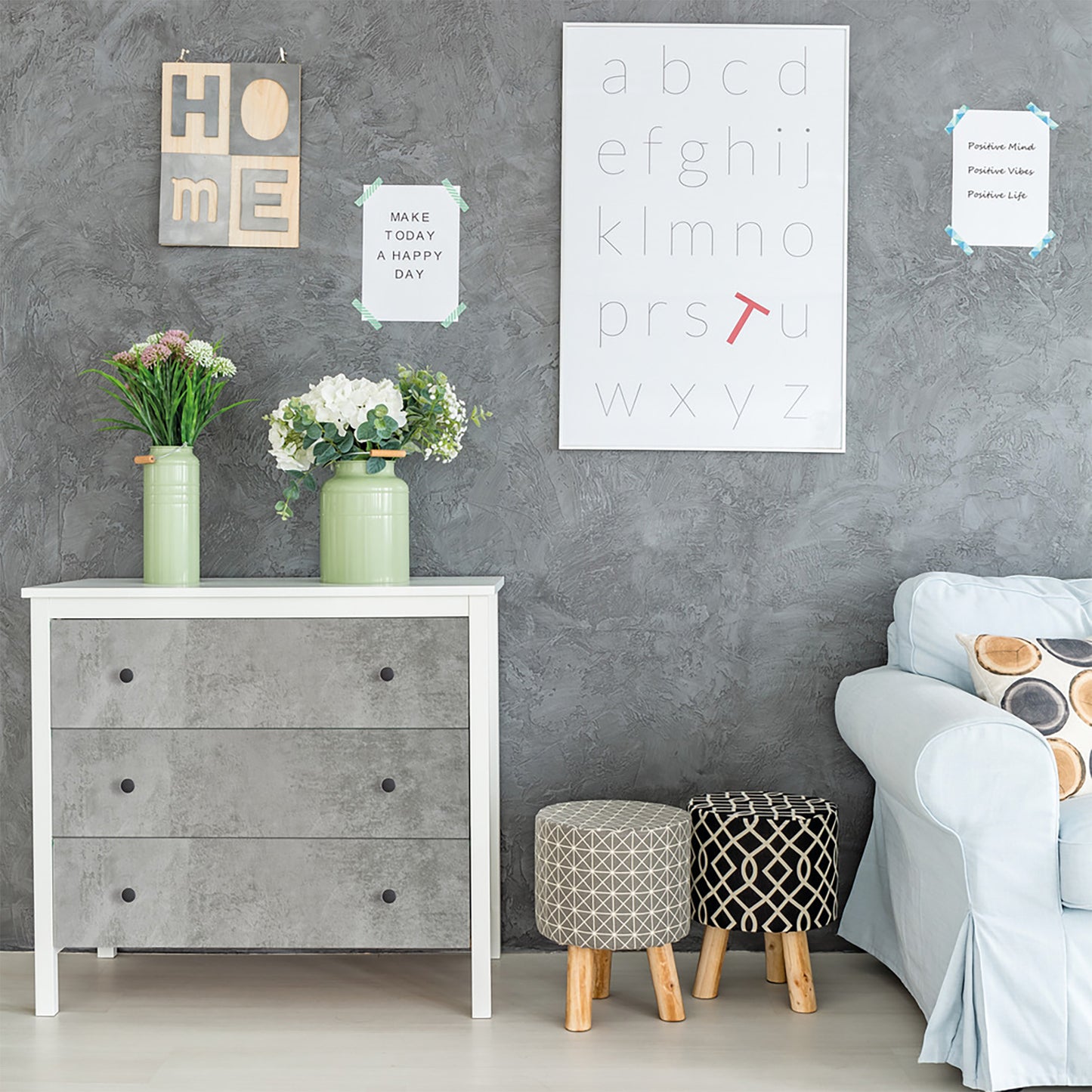 d-c-fix Grey Concrete Marble Sticky Back Furniture & Kitchen Wrap