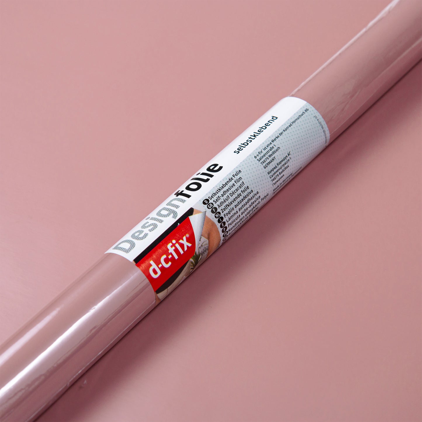 d-c-fix Matt Ash Rose Pink sticky Back Furniture & Kitchen Wrap