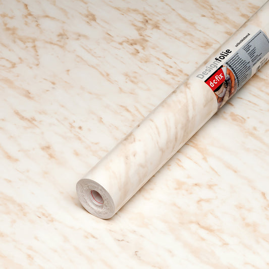 d-c-fix Carrera Light Beige Marble Sticky Back Furniture & Kitchen Wrap