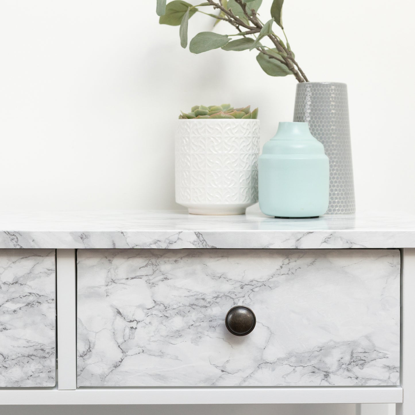 d-c-fix Cortes Silver Marble Sticky Back Furniture & Kitchen Wrap