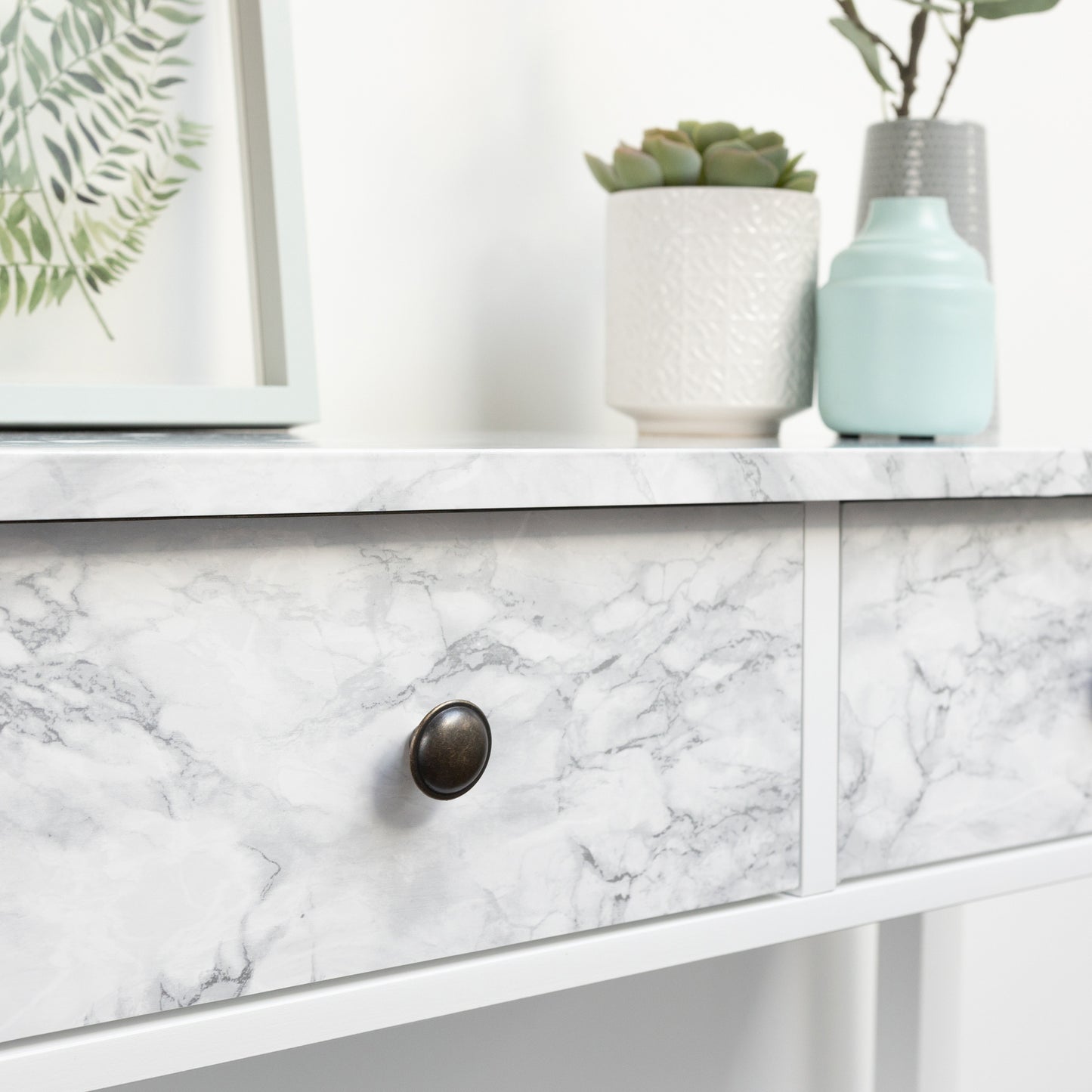 d-c-fix Cortes Silver Marble Sticky Back Furniture & Kitchen Wrap