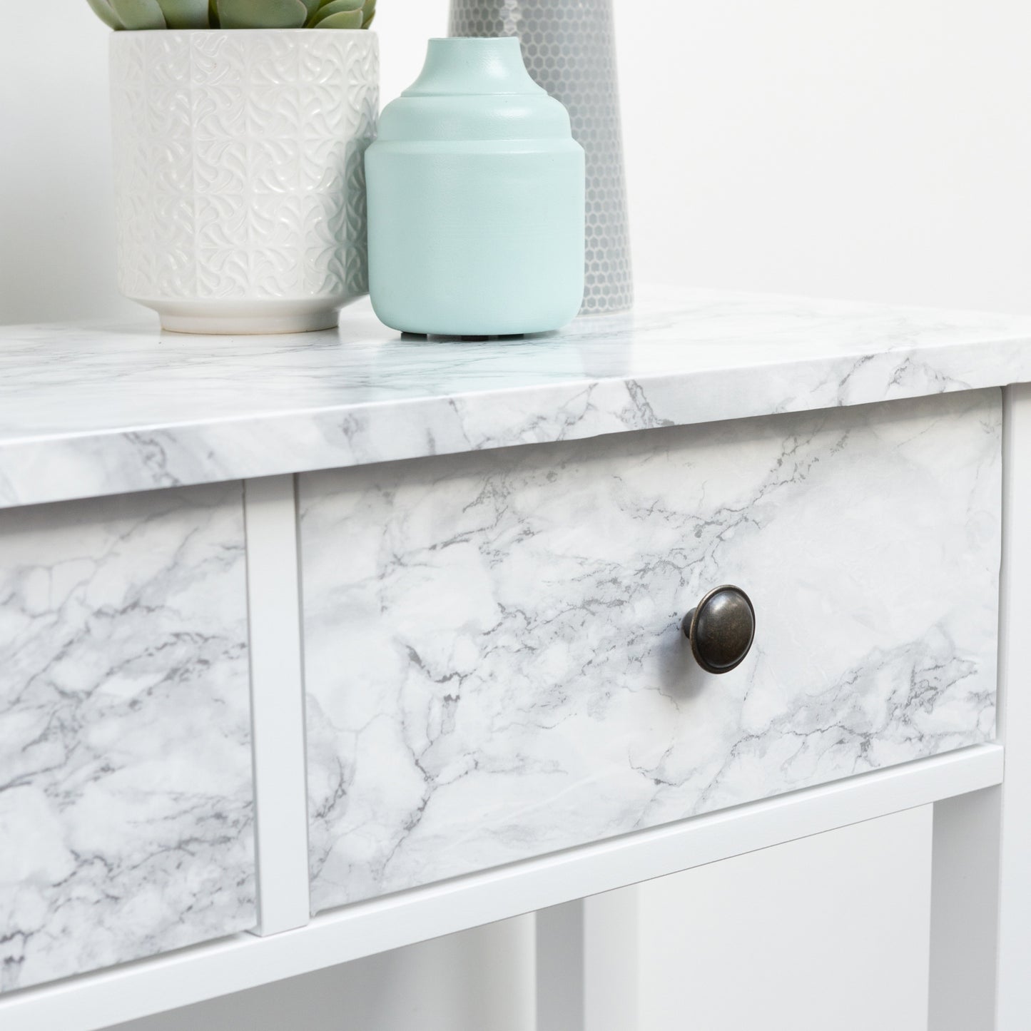 d-c-fix Cortes Silver Marble Sticky Back Furniture & Kitchen Wrap