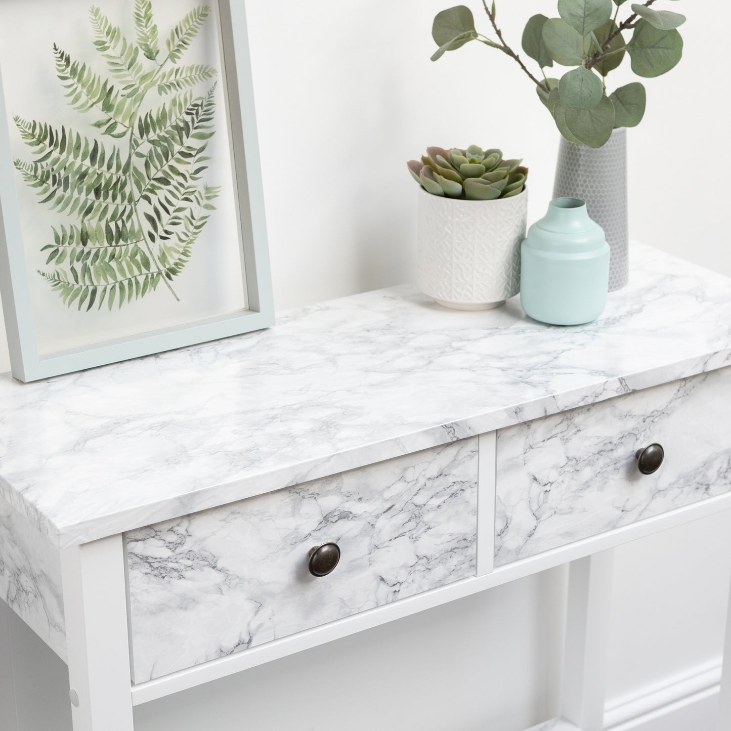 d-c-fix Cortes Silver Marble Sticky Back Furniture & Kitchen Wrap