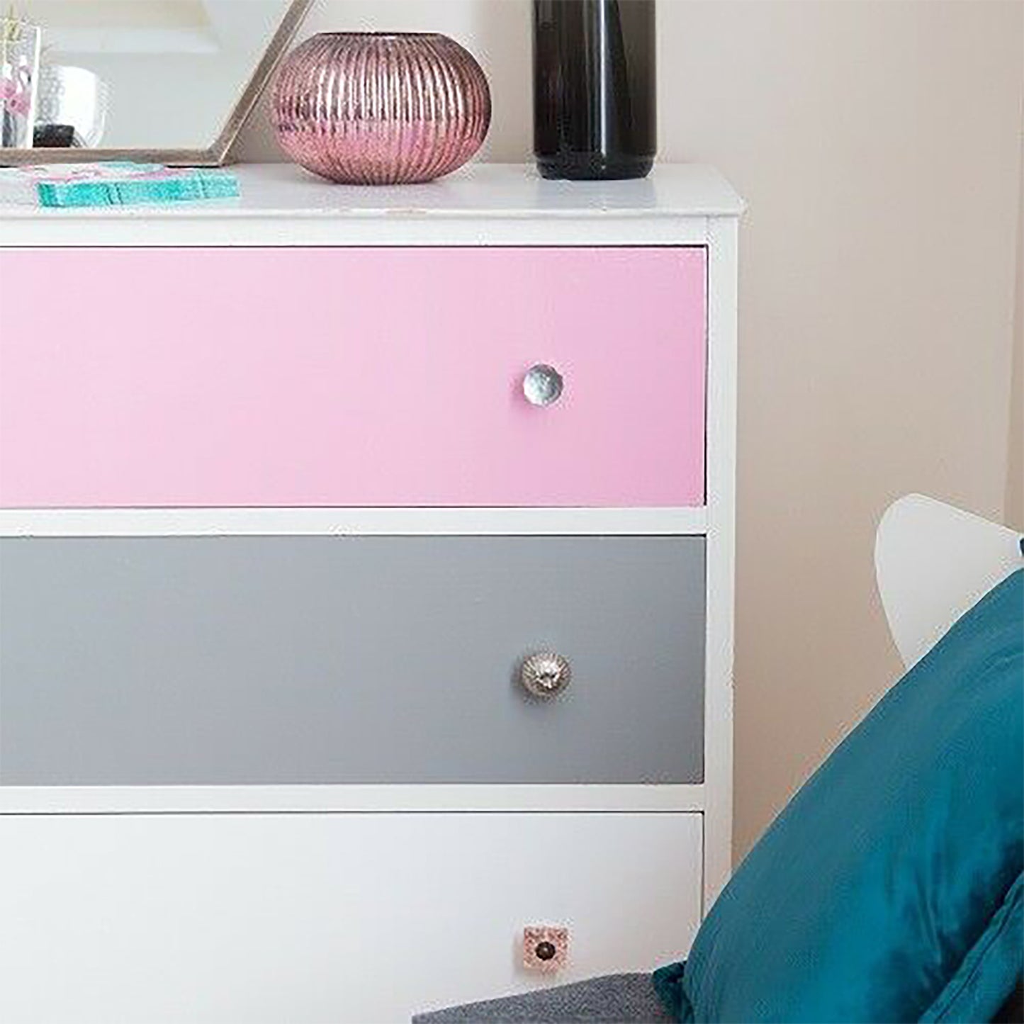 d-c-fix Gloss Cherry Pink sticky Back Furniture & Kitchen Wrap