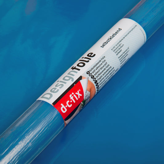 d-c-fix Gloss Kings Blue sticky Back Furniture & Kitchen Wrap