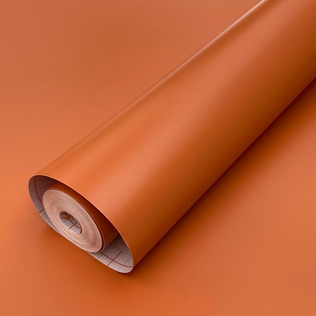 d-c-fix Matt Terracotta Orange sticky Back Furniture & Kitchen Wrap