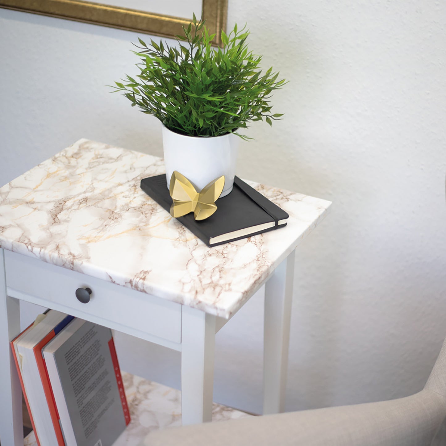 d-c-fix Cortes Brown Marble Sticky Back Furniture & Kitchen Wrap