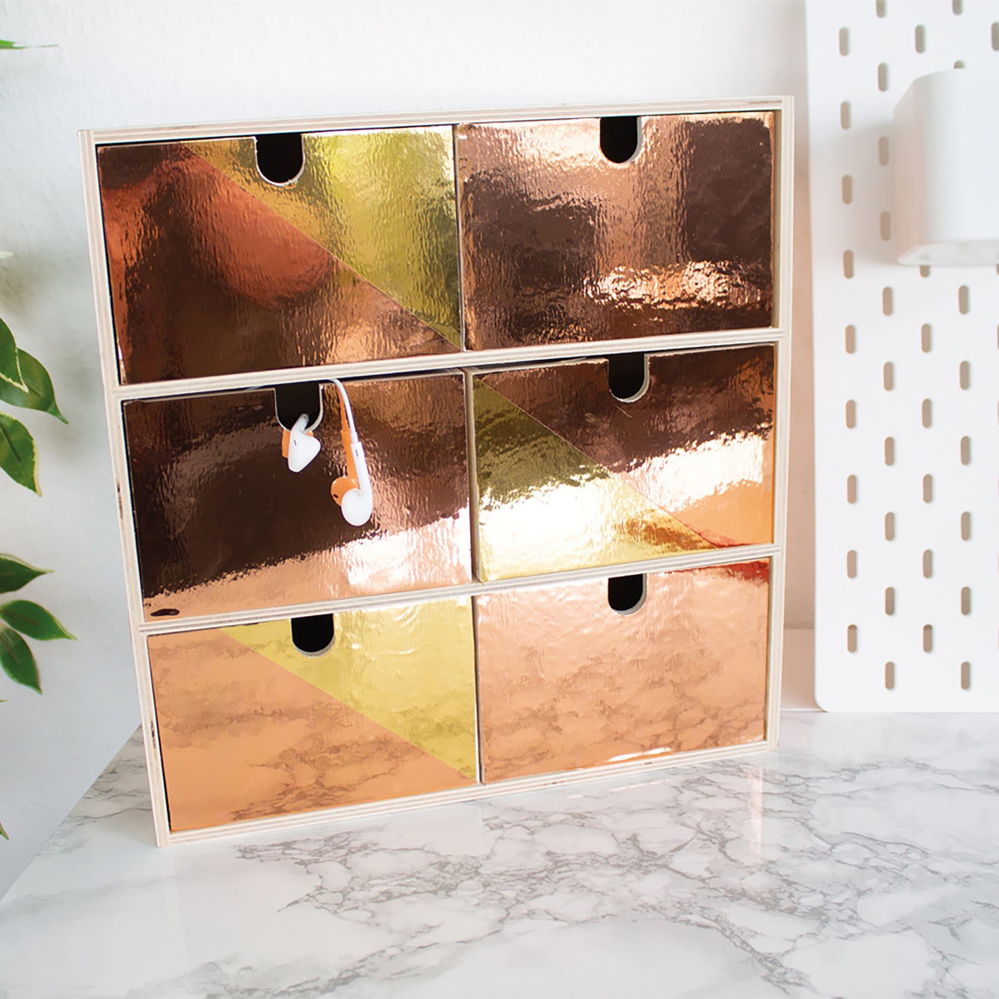 d-c-fix Chrome Rose Gold Sticky Back Furniture Wrap Vinyl