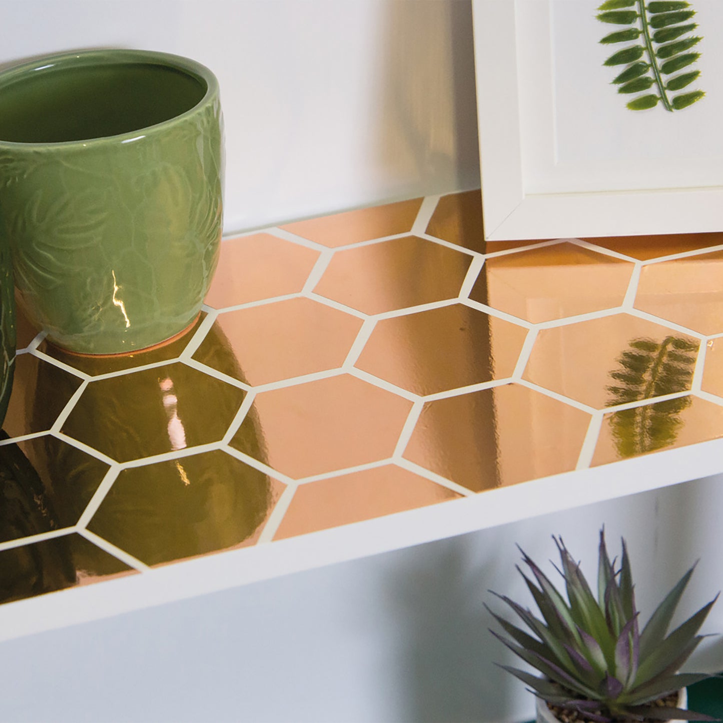 d-c-fix Chrome Rose Gold Sticky Back Furniture Wrap Vinyl