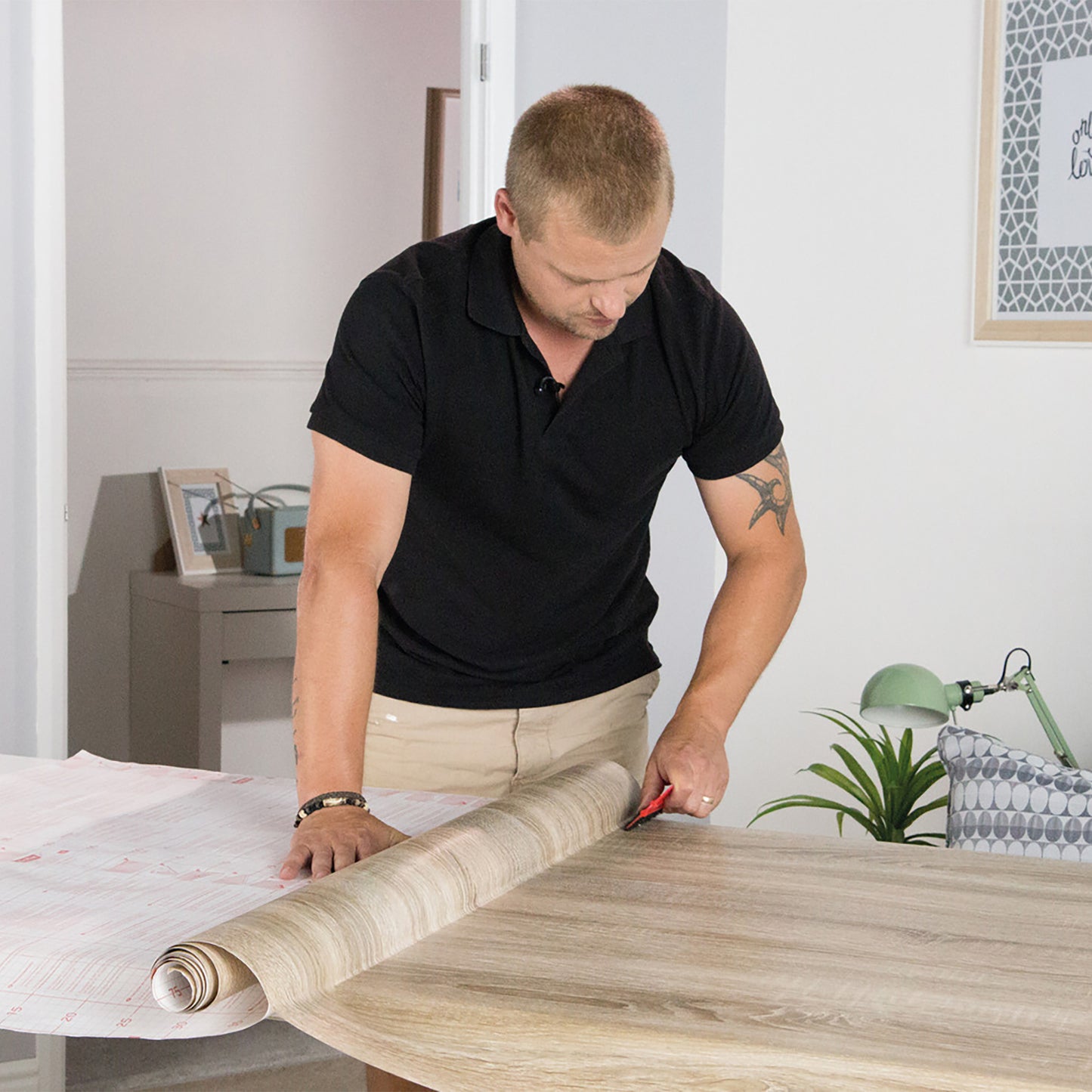 d-c-fix Sonoma Light Oak Wood Sticky Back Furniture & Kitchen Wrap