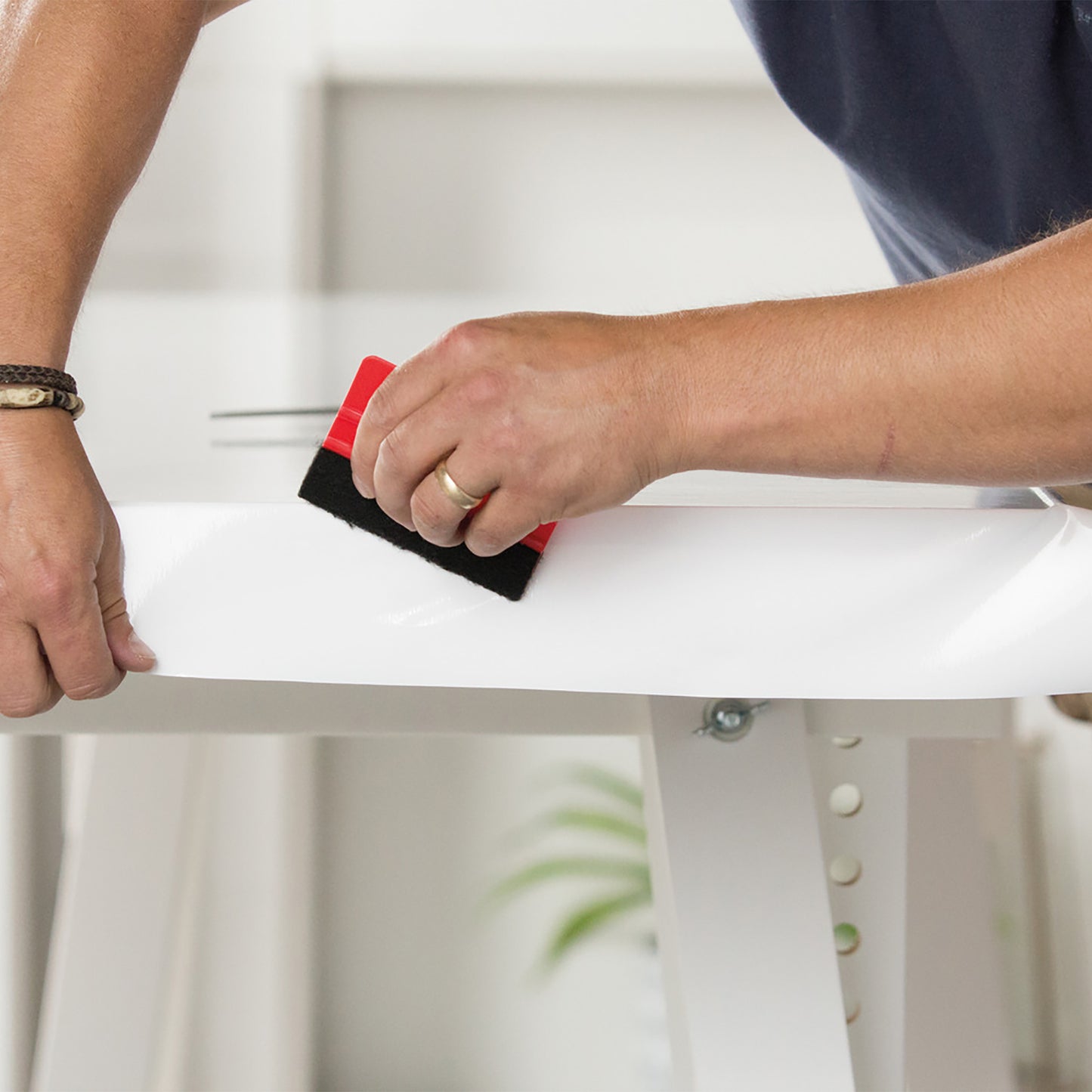 d-c-fix Gloss White sticky Back Furniture & Kitchen Wrap