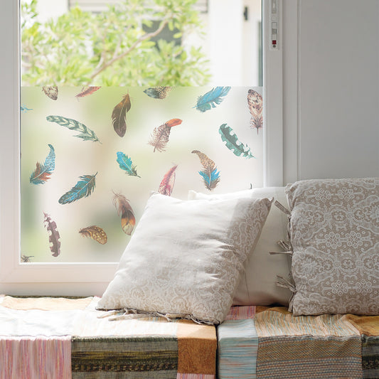 d-c-fix Finja Feather Premium Static Window Privacy Film