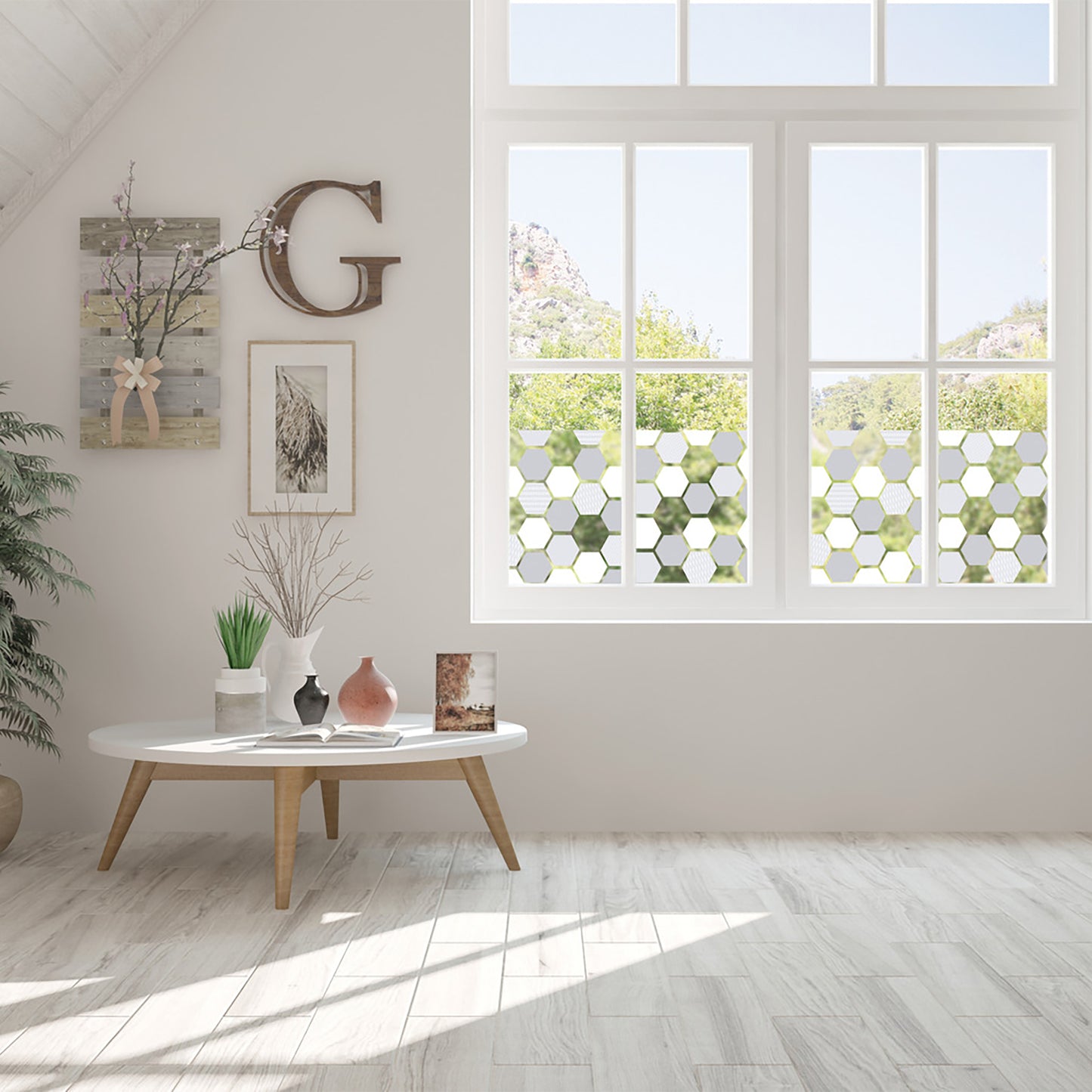 d-c-fix Hexaon Premium Static Window Privacy Film