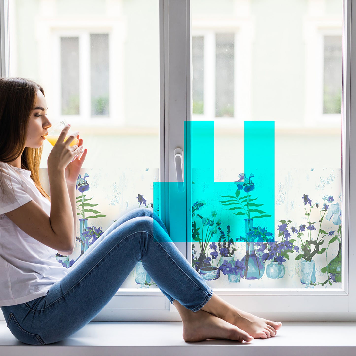 d-c-fix Neele Premium Static Window Privacy Film