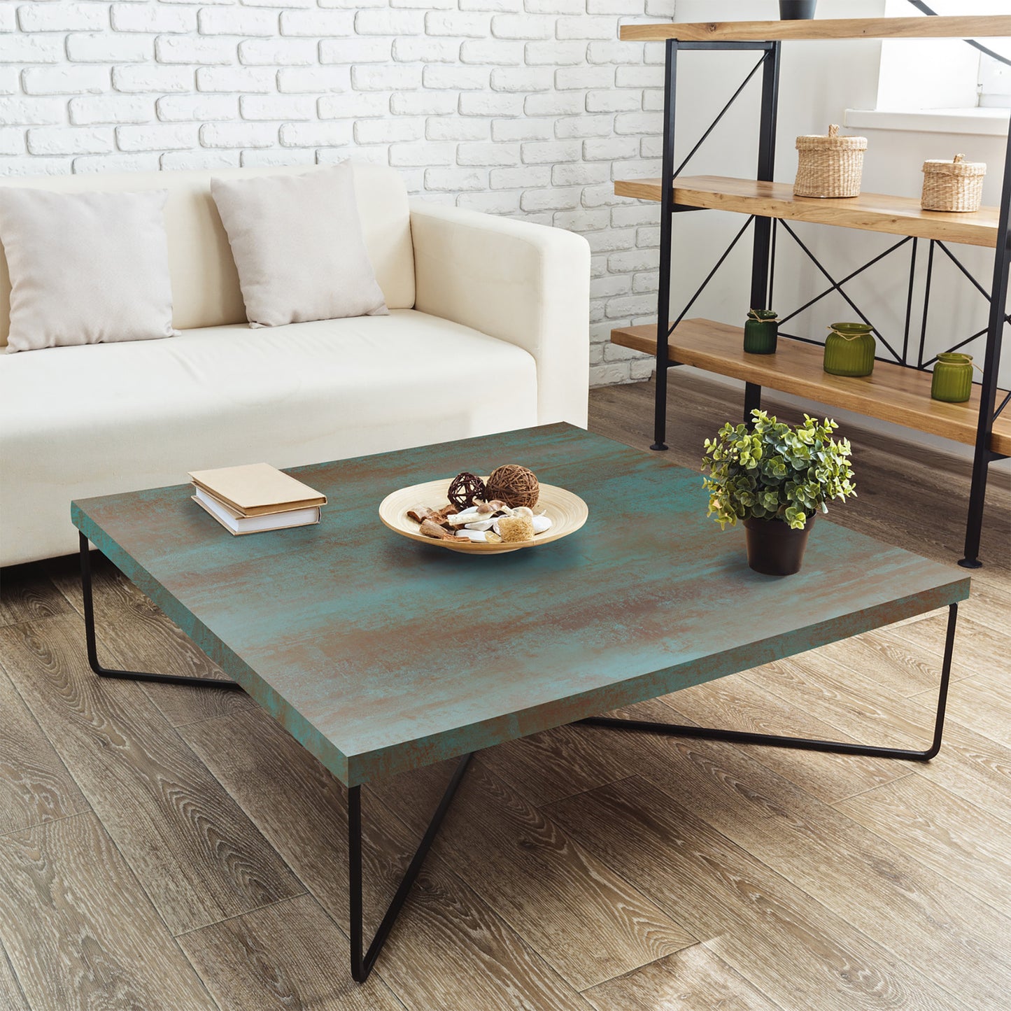 d-c-fix Metallic Oxidised Steel Sticky Back Furniture Wrap