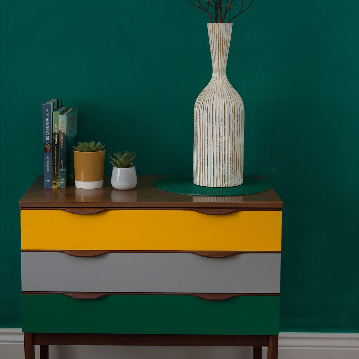 d-c-fix Gloss Emerald Green sticky Back Furniture & Kitchen Wrap