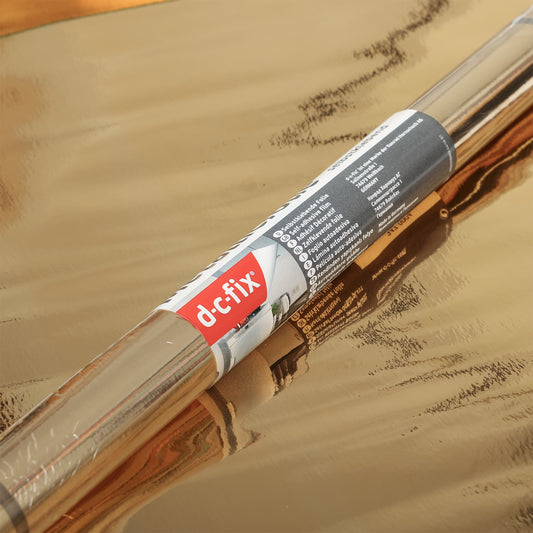 d-c-fix Chrome Gold Sticky Back Furniture Wrap Vinyl