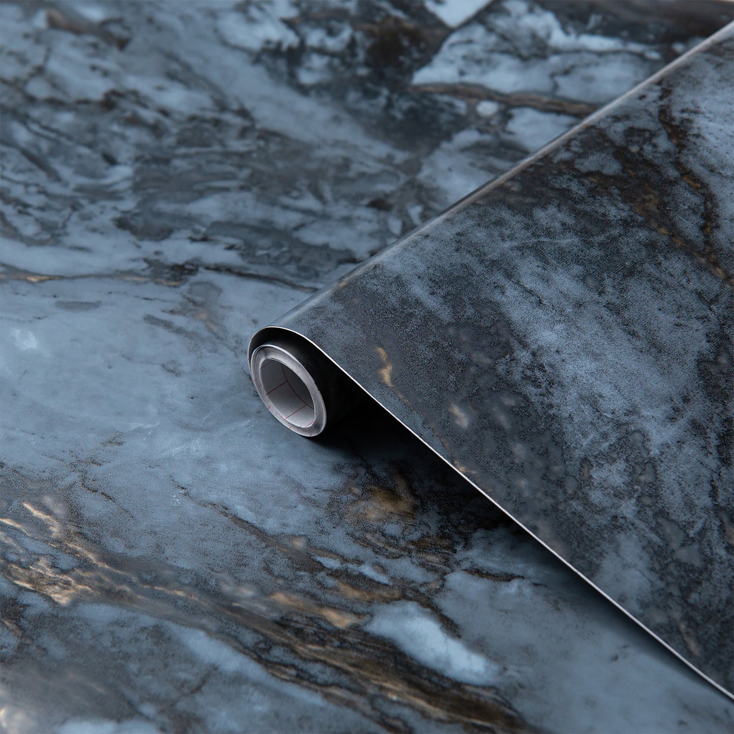 d-c-fix Romeo Blue Gold Marble Sticky Back Furniture & Kitchen Wrap