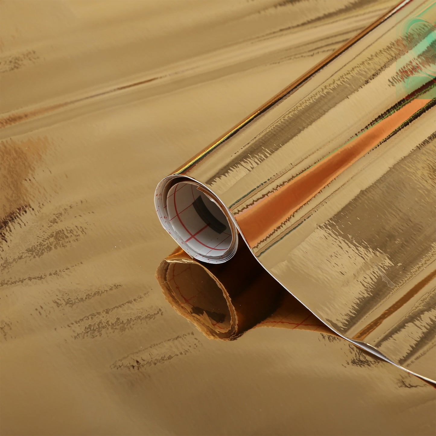 d-c-fix Chrome Gold Sticky Back Furniture Wrap Vinyl