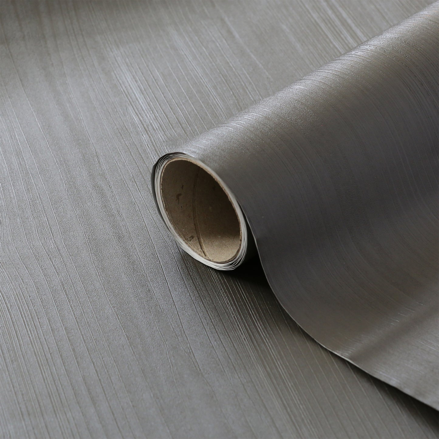 d-c-fix Quadro Dark Grey Textured Thick Wood Sticky Back Furniture Wrap