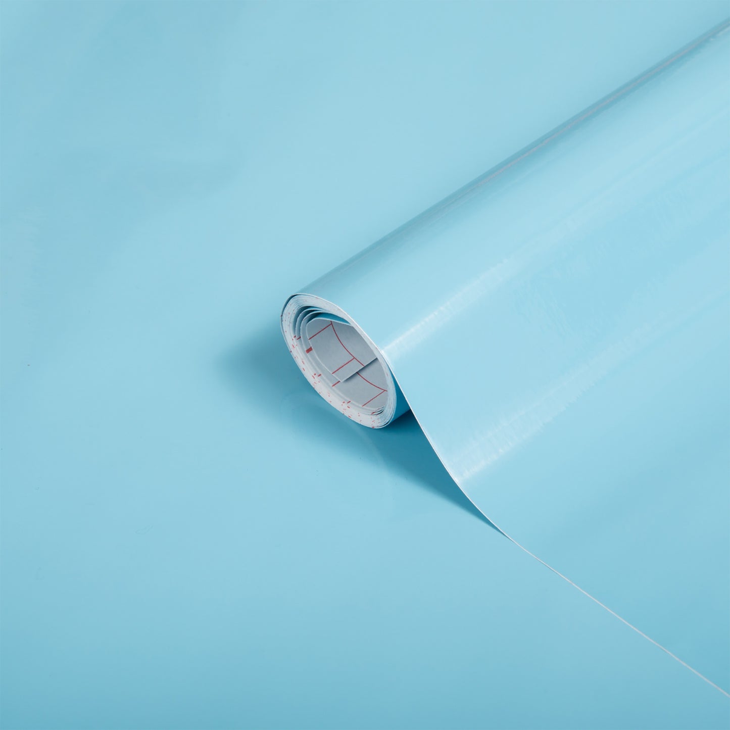 d-c-fix Gloss Aqua Blue sticky Back Furniture & Kitchen Wrap