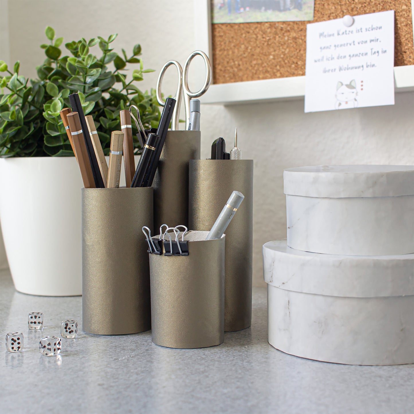 d-c-fix Romeo Matt White Marble Sticky Back Furniture & Kitchen Wrap