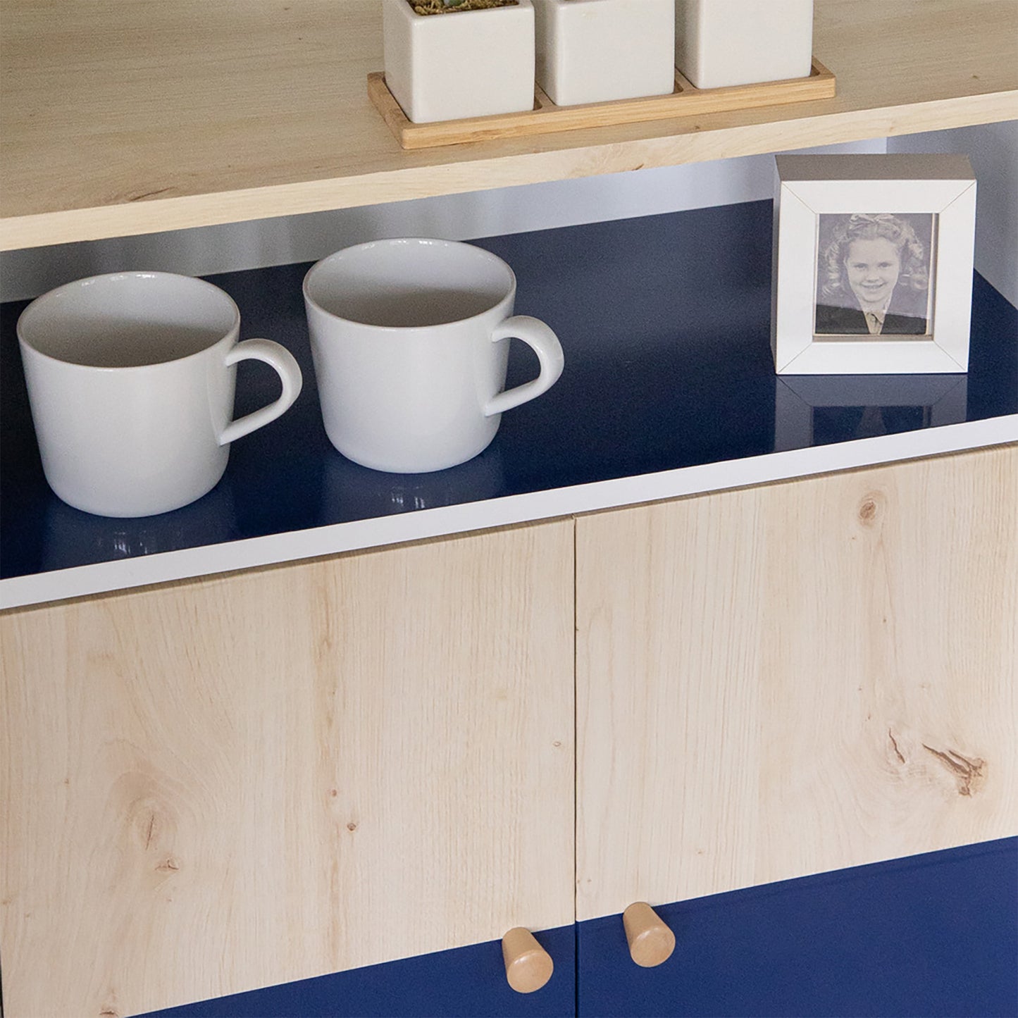 d-c-fix Gloss Navy Blue sticky Back Furniture & Kitchen Wrap