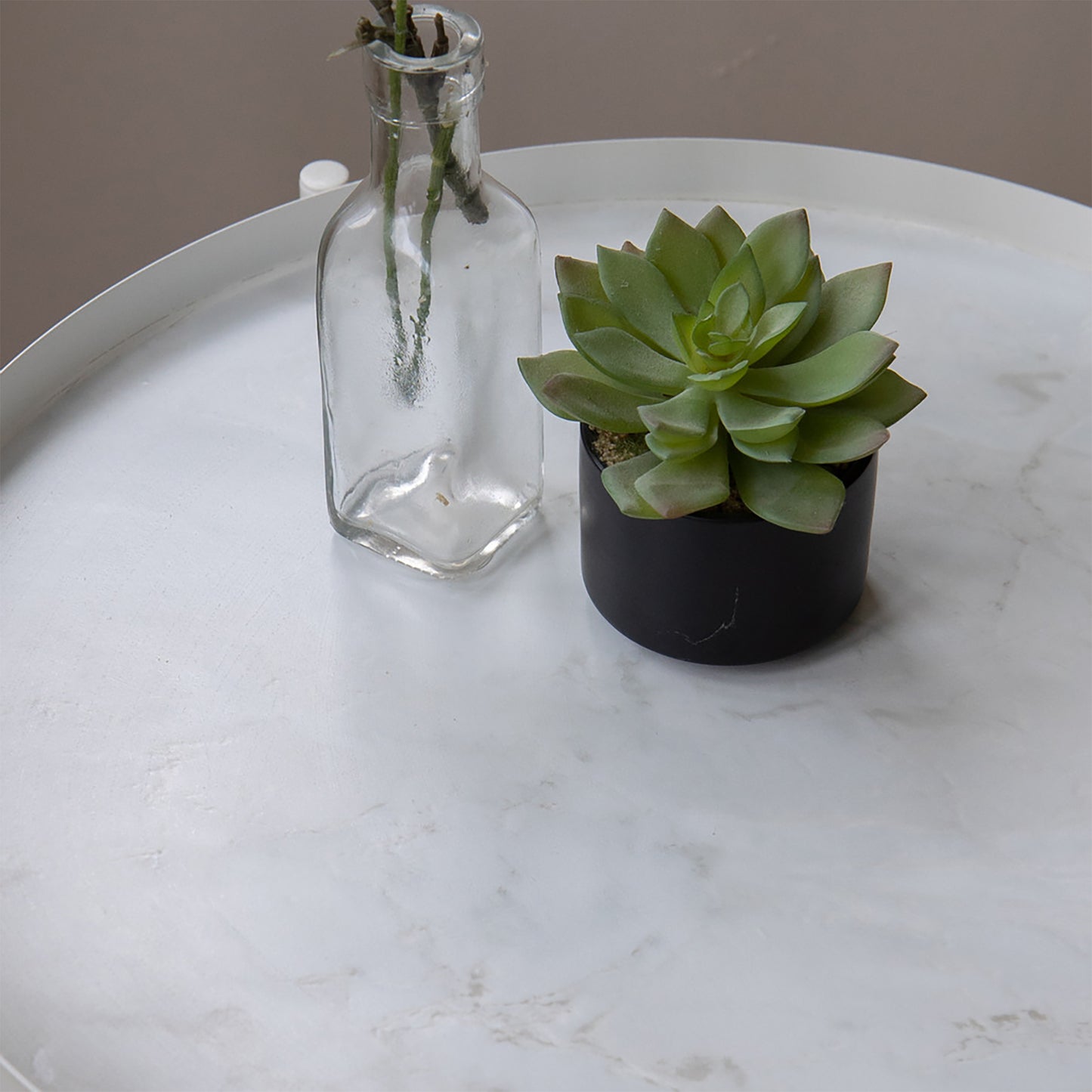 d-c-fix Romeo Matt White Marble Sticky Back Furniture & Kitchen Wrap