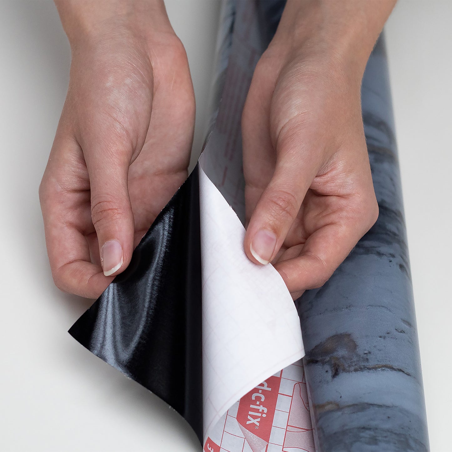 d-c-fix Romeo Blue Gold Marble Sticky Back Furniture & Kitchen Wrap