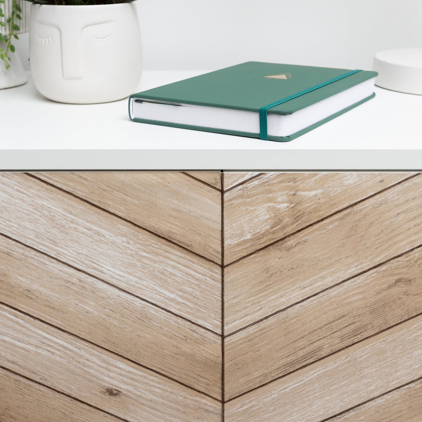 d-c-fix Chevron Brown Wood Sticky Back Furniture & Kitchen Wrap