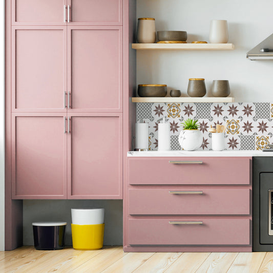 d-c-fix Matt Ash Rose Pink sticky Back Furniture & Kitchen Wrap