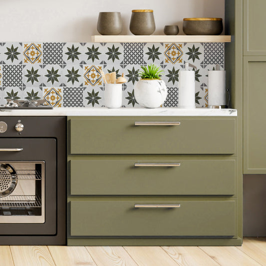 d-c-fix Matt Olive Green sticky Back Furniture & Kitchen Wrap