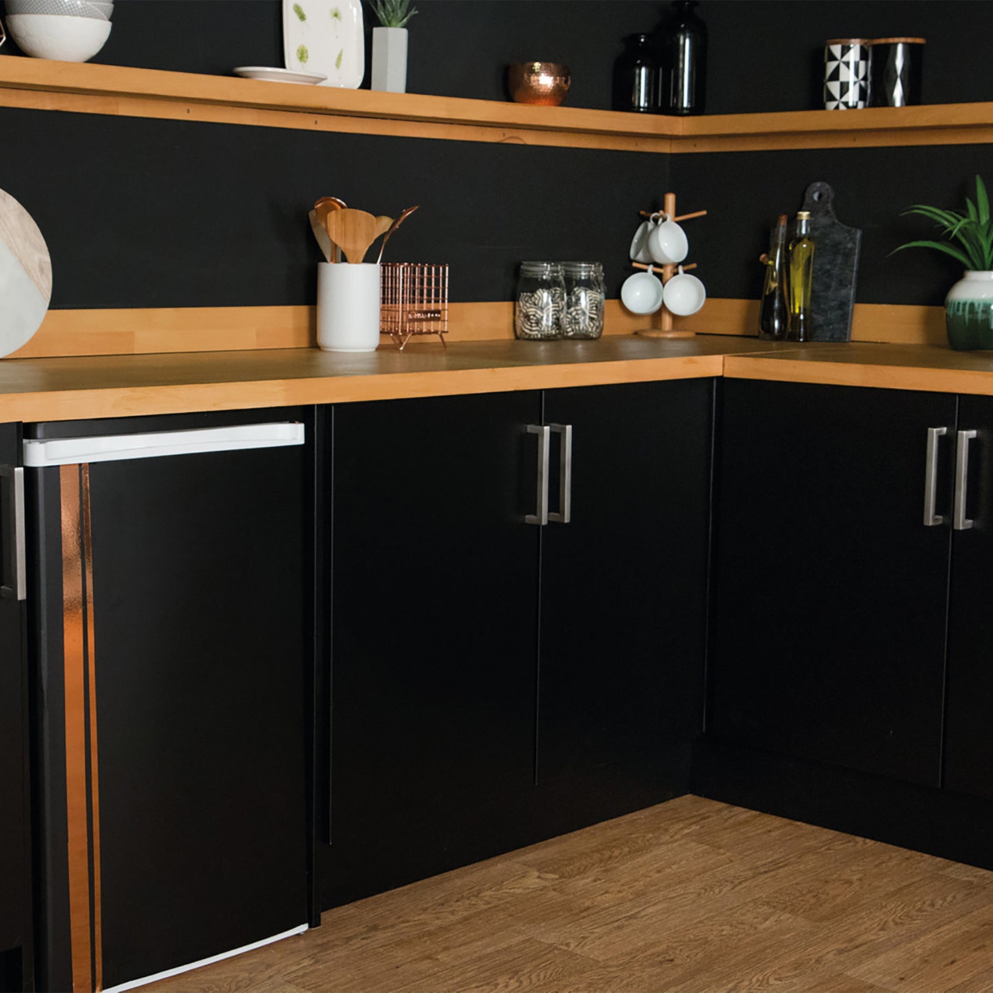 d-c-fix Matt Black Sticky Back Furniture & Kitchen Wrap