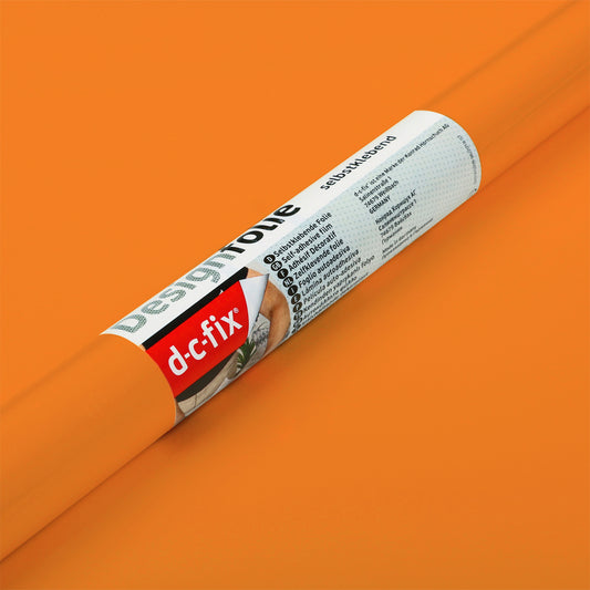 d-c-fix Gloss Jaffa Orange sticky Back Furniture & Kitchen Wrap