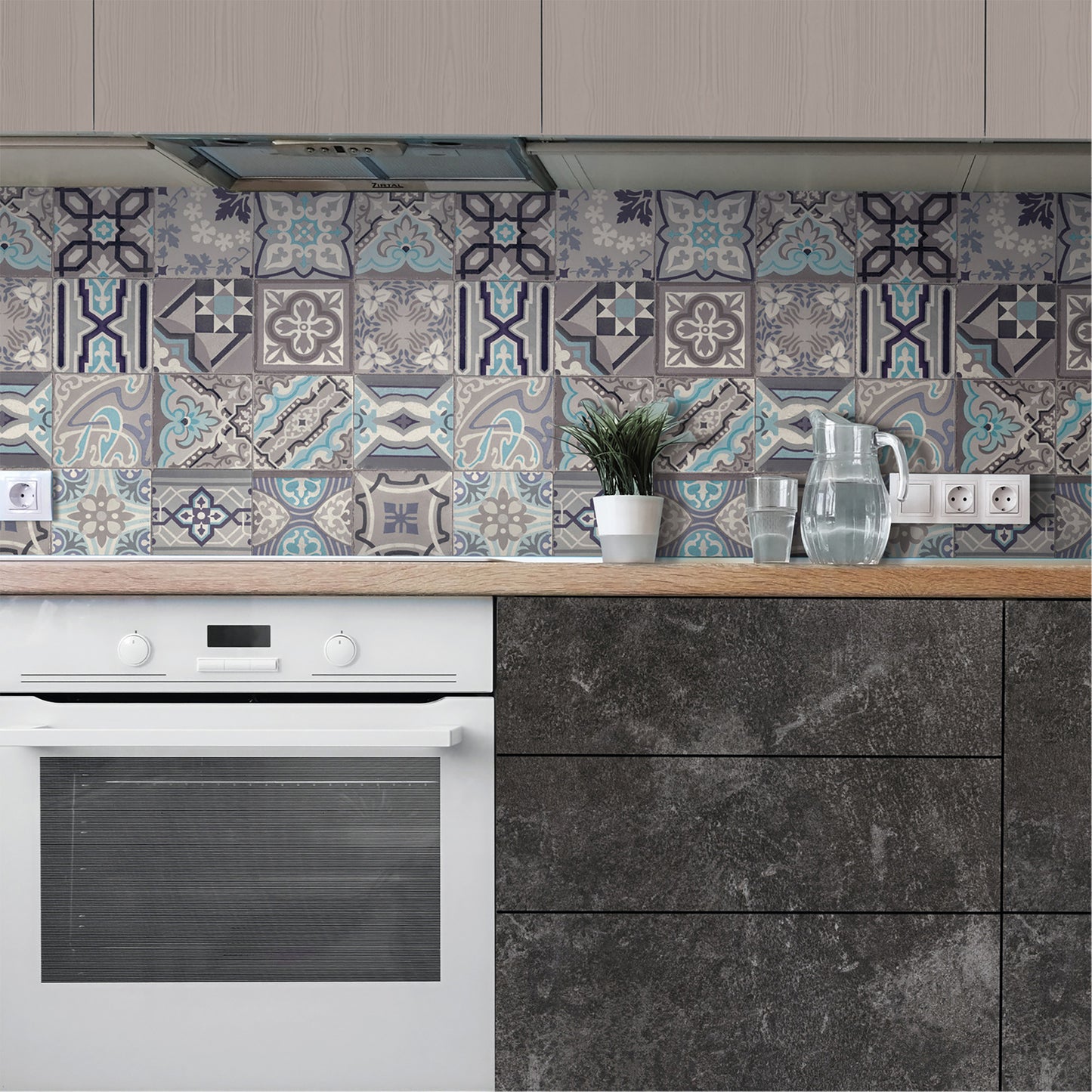 d-c-fix Avellino Granite Slate Grey Marble Sticky Back Furniture & Kitchen Wrap