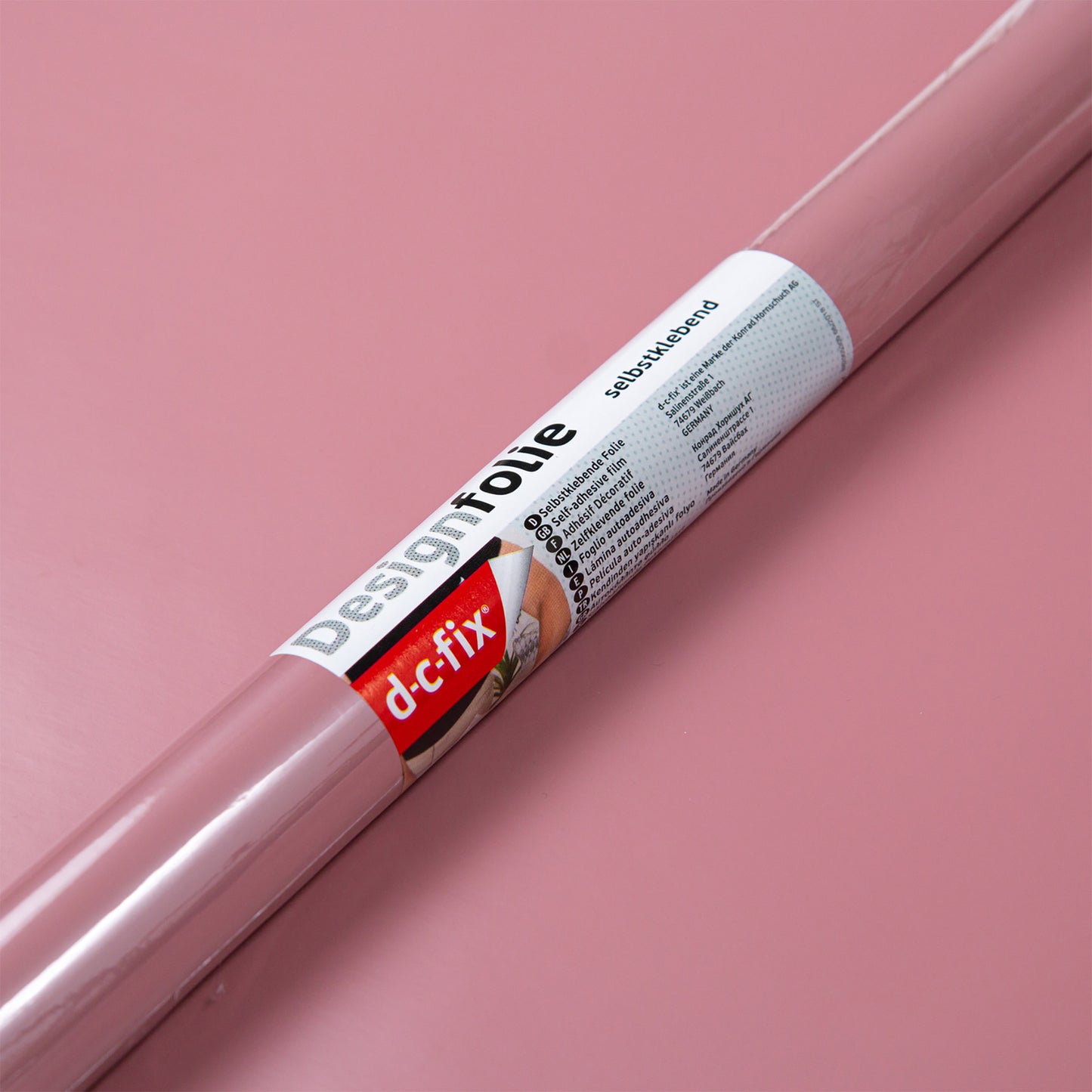 d-c-fix Matt Ash Rose Pink sticky Back Furniture & Kitchen Wrap
