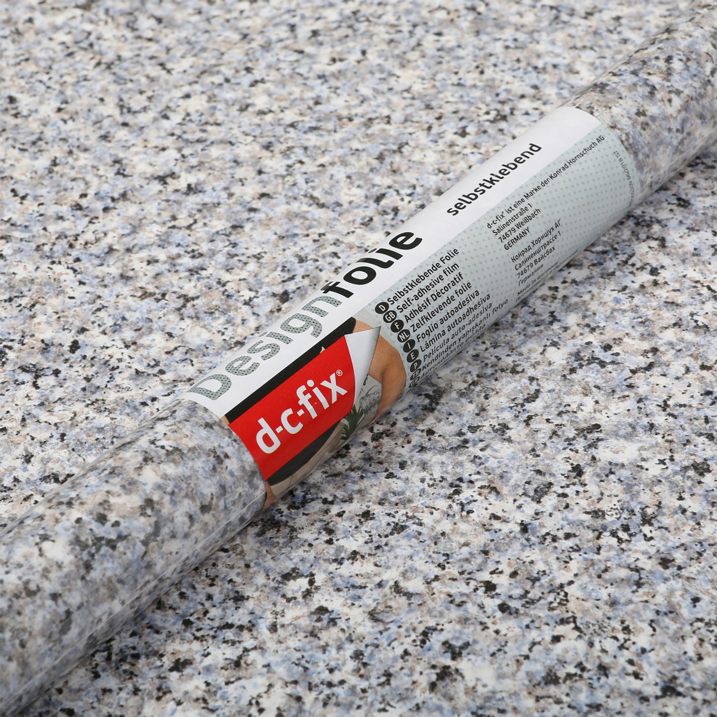 d-c-fix Porrinho Blue Grey Granite Marble Sticky Back Furniture & Kitchen Wrap
