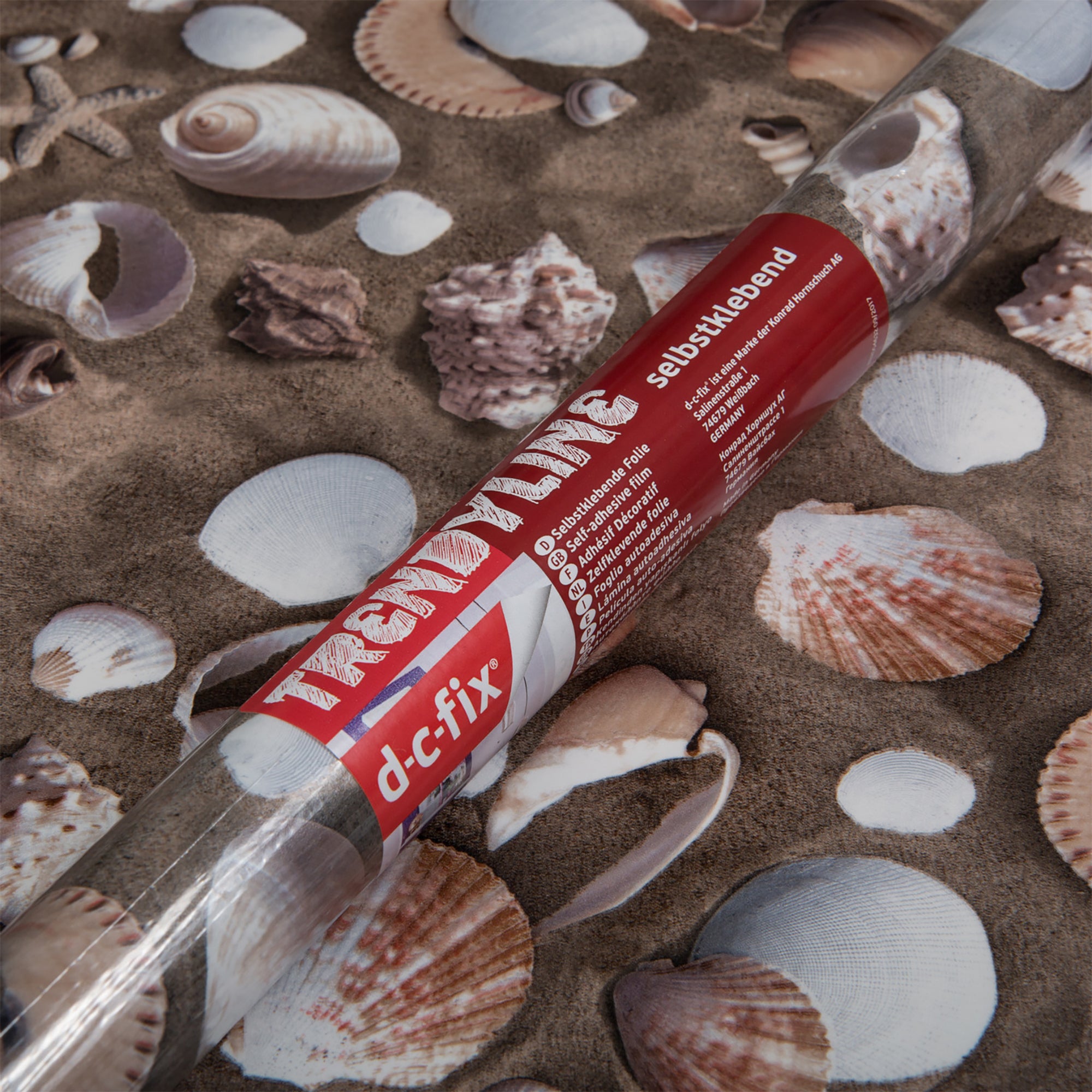 d-c-fix Trendyline Venus Shells Sticky Back Furniture & Kitchen Wrap ...