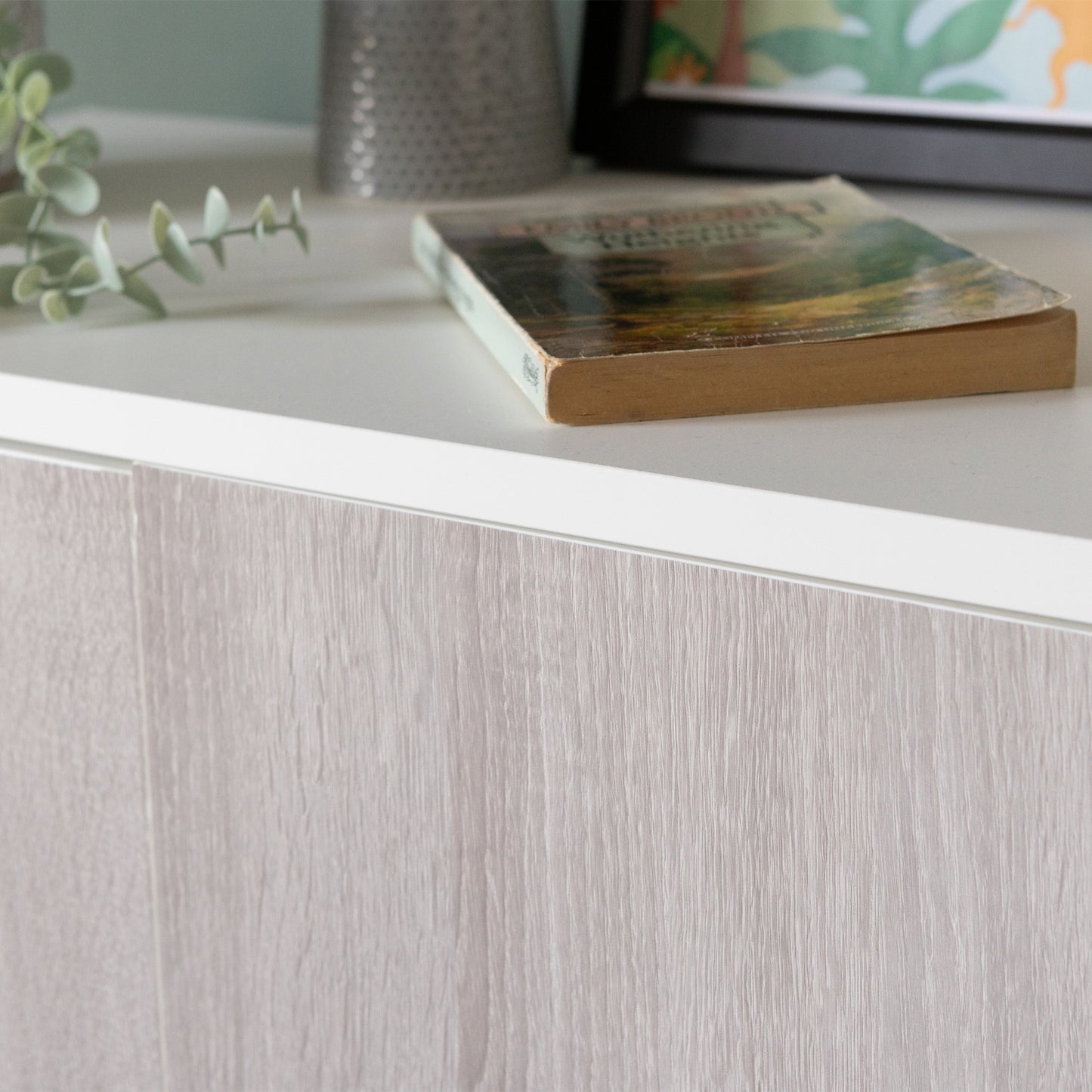 d-c-fix Sangallo Light Grey Wood Sticky Back Furniture & Kitchen Wrap